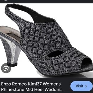 Bella Hanna Rhinestone Wedding Gladiator Sandal